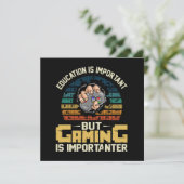 gamen is belangrijker (Staand voorkant)