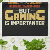 gamen is belangrijker theedoek (Gevouwen)