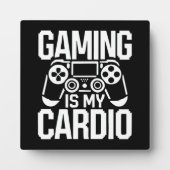 Gamen is mijn cardio - Funny Gamer Humor Fotoplaat (Voorkant)