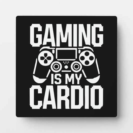 Gamen is mijn cardio - Funny Gamer Humor Fotoplaat (Voorkant)