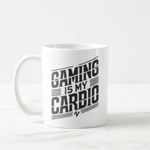 Gamen is mijn cardio - Funny Gamer Humor Koffiemok