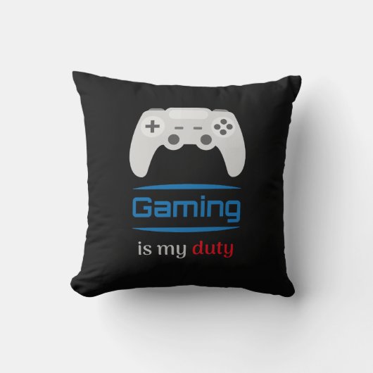Gamen Is Mijn Plicht Gamer Controller Kussen (Voorkant)