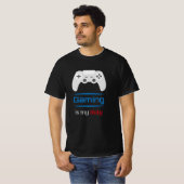 Gamen Is Mijn Plicht Gamer Controller T-shirt (Voorkant volledig)