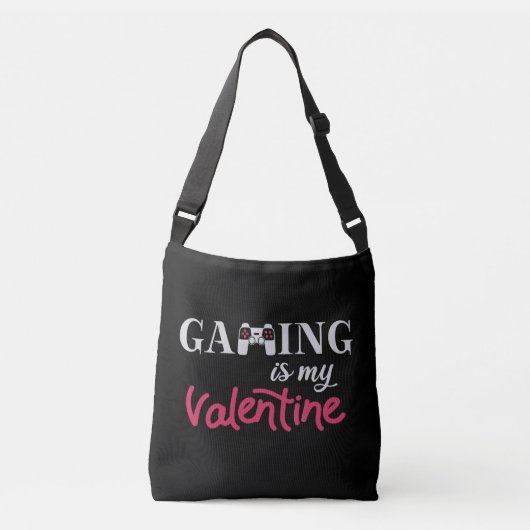 Gamen is mijn Valentijn Crossbody Tas (Voorkant)