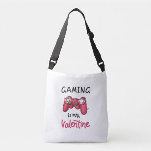 Gamen is mijn Valentijn Crossbody Tas