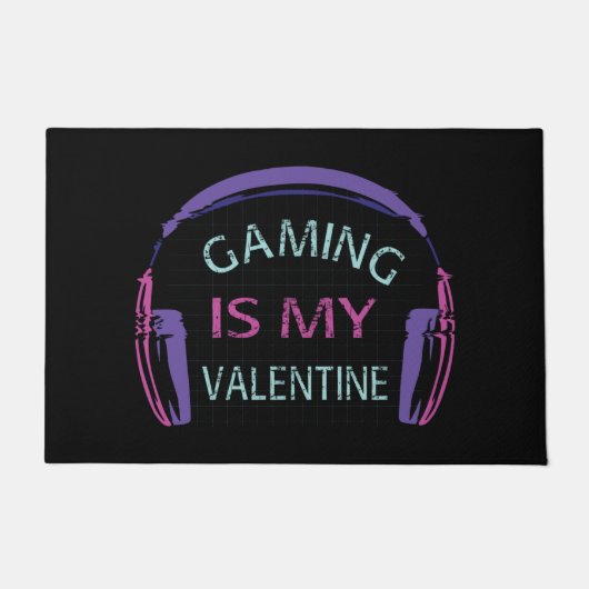 Gamen is mijn Valentijn Deurmat (Voorkant)