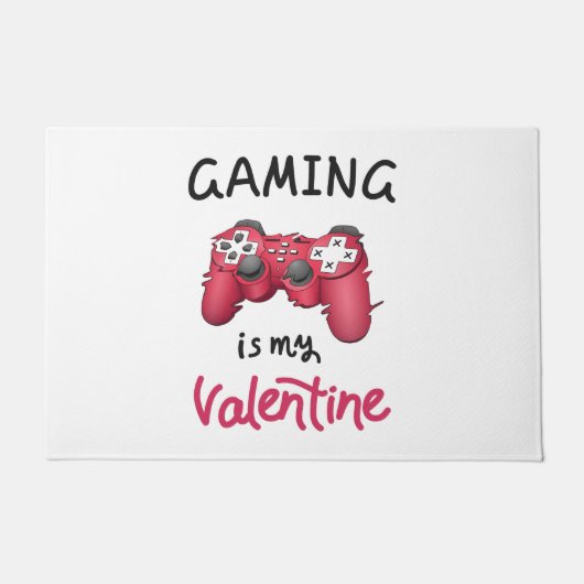 Gamen is mijn Valentijn Deurmat (Voorkant)