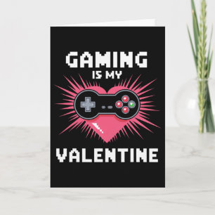 Gamen Is Mijn Valentijn Grappige Gamer Mannen Vrou Kaart