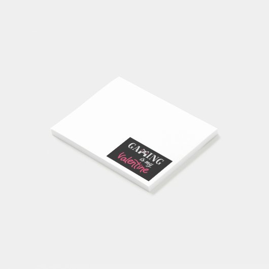 Gamen is mijn Valentijn Post-it® Notes (Schuin)
