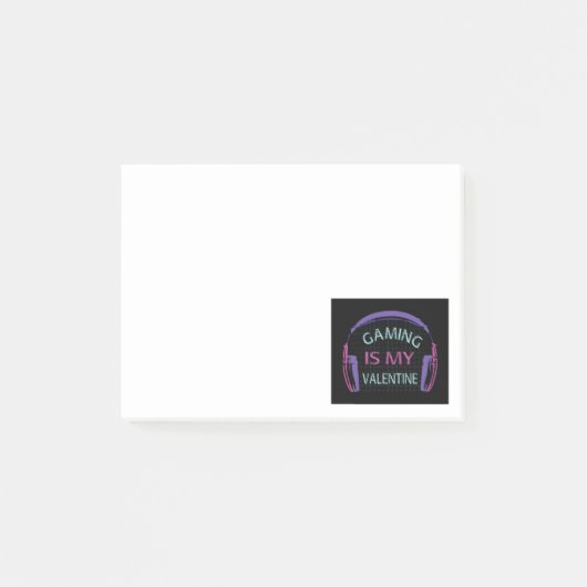 Gamen is mijn Valentijn Post-it® Notes (Voorkant)