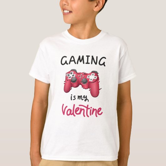 Gamen is mijn Valentijn T-shirt (Voorkant)