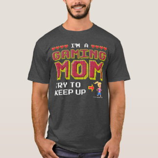 Gamen Retro 90s Stijl Gamer Voor Moeder retro T-shirt