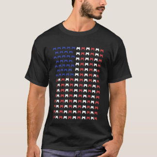 Gamen usa nerd gamer die videogame grappige gif sp t-shirt