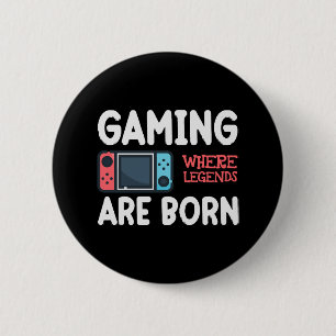 gamen waar legenden worden geboren ronde button 5,7 cm