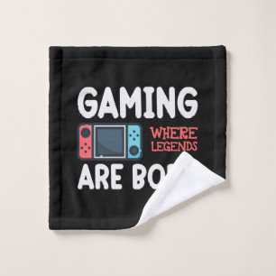 gamen waar legendes worden geboren washandje