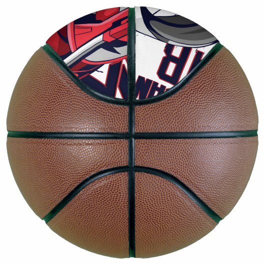 Gameontwerp met headset basketbal (Rechts)