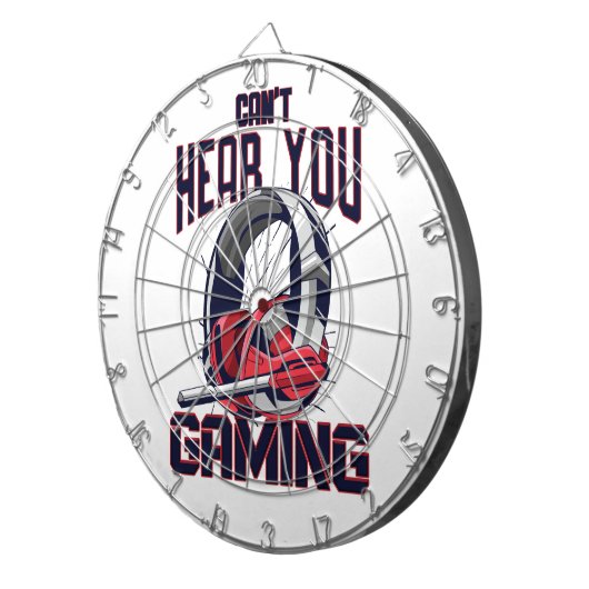 Gameontwerp met headset dartbord (Voorkant Rechts)