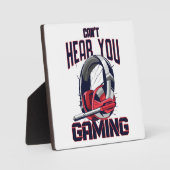 Gameontwerp met headset fotoplaat (Voorkant)