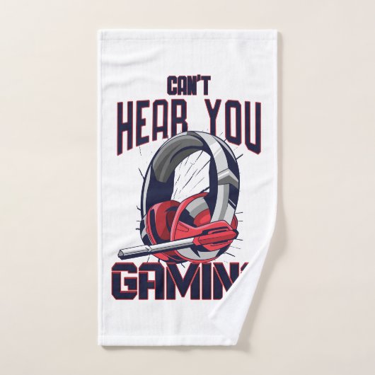 Gameontwerp met headset handdoek (Handdoek)