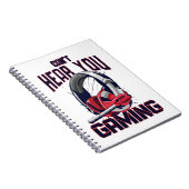 Gameontwerp met headset notitieboek (Rechterzijde)