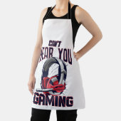 Gameontwerp met headset schort (Insitu)