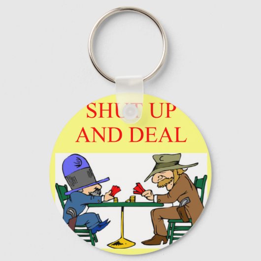 gameontwerp voor brugpokerspeler sleutelhanger (Voorkant)