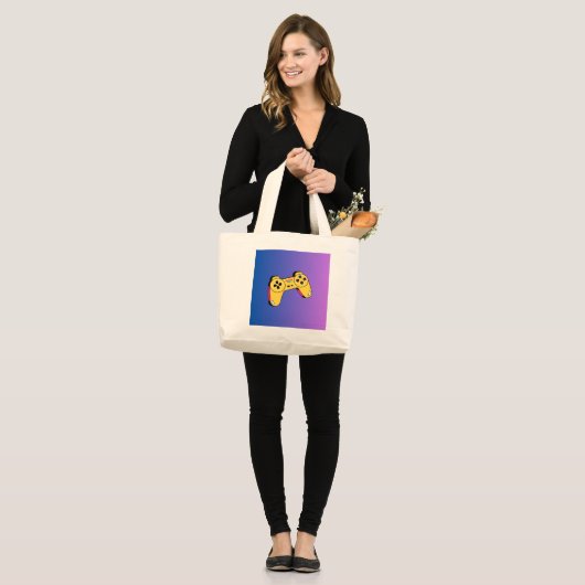 Gamepad Bag Grote Tote Bag (Voorkant (model))