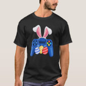 Gamepad Controller With Bunny Ears & Eggs Costume T-shirt (Voorkant)