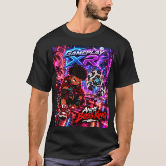Gameplay XR Anime Baas Koning Neon Stad T-shirt