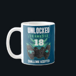 Gamer 18th Birthday Unlocked Next Level 18 Mannen Koffiemok<br><div class="desc">Gamer 18e verjaardag ontgrendeld op het volgende niveau 18 Mannen Vrouwen Kinderen Gift. Perfect gift voor je vader,  moeder,  papa,  mannen,  vrouwen,  vriend en familieleden op de dag van de Thanksgiving,  kerstdag,  Moederdag,  vaderdag,  4 juli,  1776 Onafhankelijke dag,  Veteranendag,  Halloween Dag,  Patrick's Day</div>