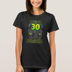 Gamer 30th Birthday Level 30 bereikt Mannen voor g T-shirt