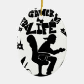 Gamer 4 Life Keramisch Ornament (Voorkant)