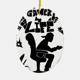 Gamer 4 Life Keramisch Ornament