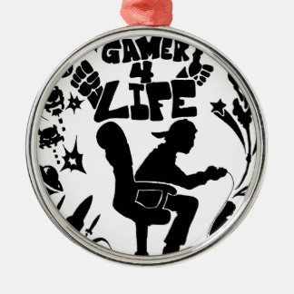 Gamer 4 Life Metalen Ornament