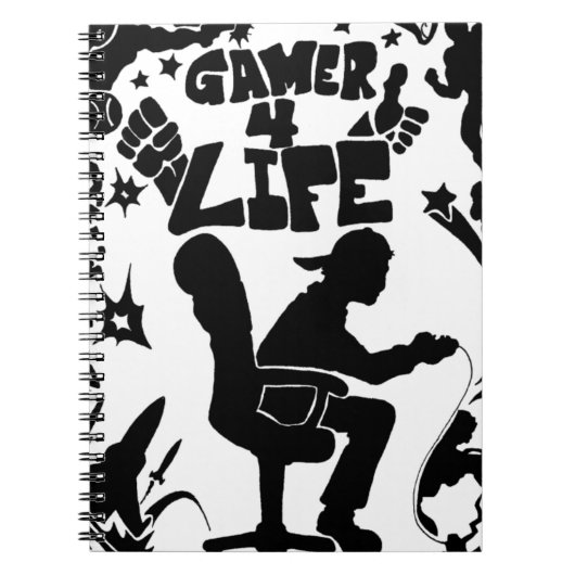 Gamer 4 Life Notitieboek (Voorkant)