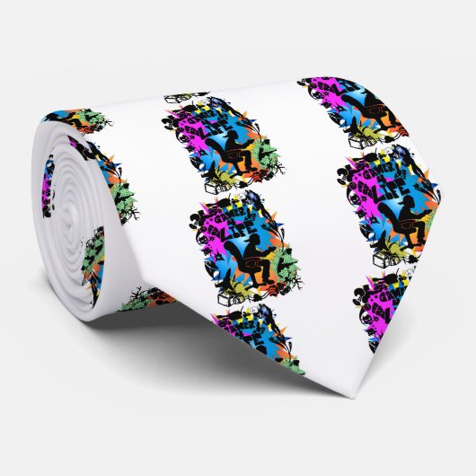 Gamer 4 Life Stropdas (Opgerold)