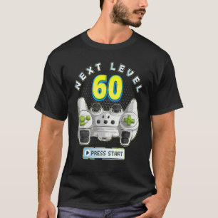 Gamer 60e verjaardag Next Level 60 Game Controller T-shirt