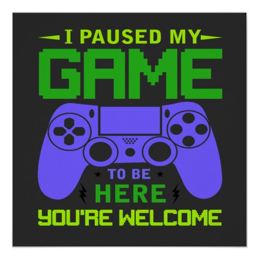 GAMER 7A PERFECT POSTER (Voorkant)