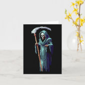 Gamer 8 Bit Pixel Art Videogame Grim Reaper van DE Kaart (Gele Bloem)