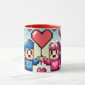 Gamer 8 bit Valentijnsdag Mok (Midden)