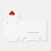 Gamer 8bit Pixel Heart Party Favor Box Bedankdoosjes (Uitgevouwen)