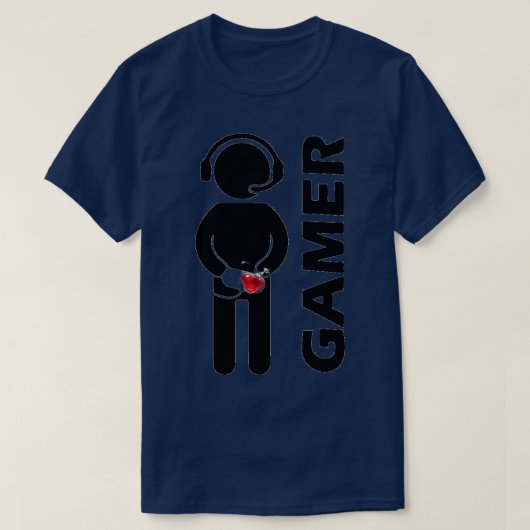 gamer (9) t-shirt (Design voorkant)