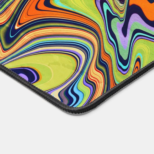 Gamer Abstract Speelse Retro Wave Modern Bureaumat (Hoek)