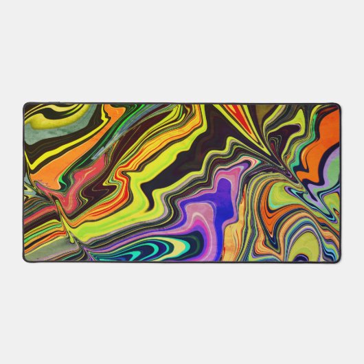 Gamer Abstract Speelse Retro Wave Modern Bureaumat (Voorkant)