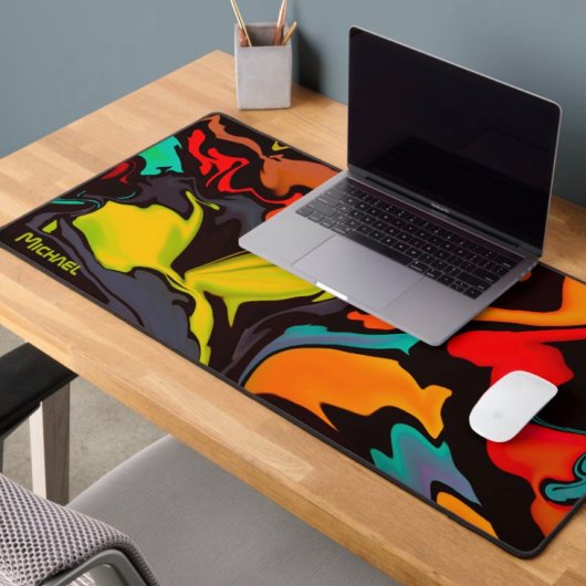 Gamer Abstracte Multi Gekleurde Leuke Moderne Bure Bureaumat