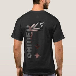 GAMER Achterdruk T-shirt Trend Abstract Poedery