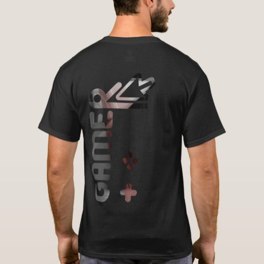 GAMER Achterdruk T-shirt Trend Abstract Poedery
