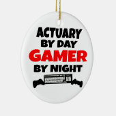 Gamer Actuary Keramisch Ornament (Rechts)