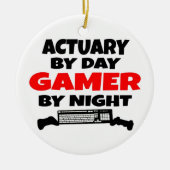 Gamer Actuary Keramisch Ornament (Voorkant)