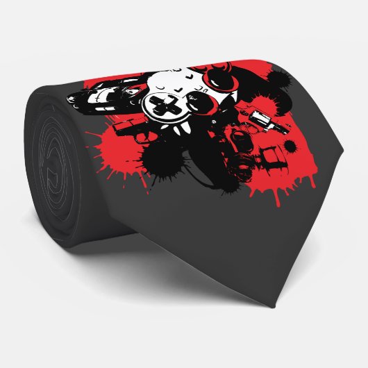 Gamer Addict Stropdas (Opgerold)